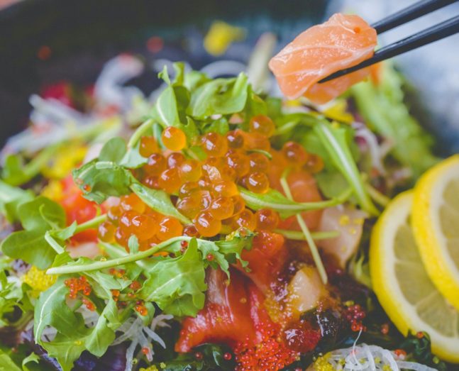 Fresh Sashimi Salad